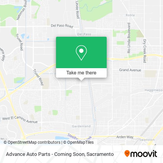 Mapa de Advance Auto Parts - Coming Soon