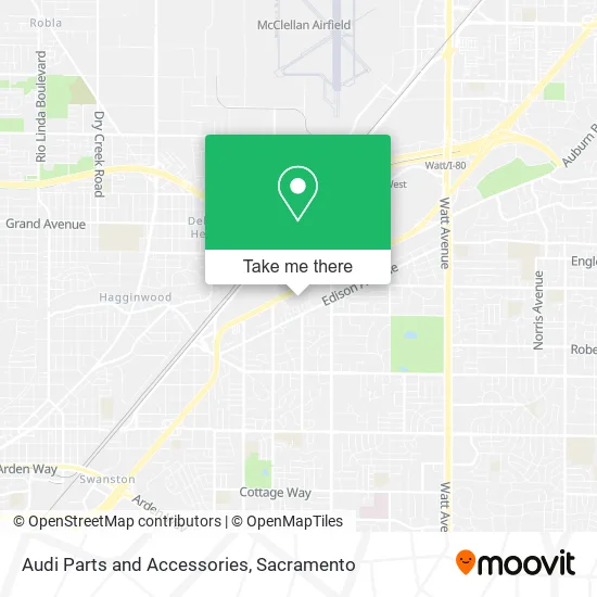 Audi Parts and Accessories map