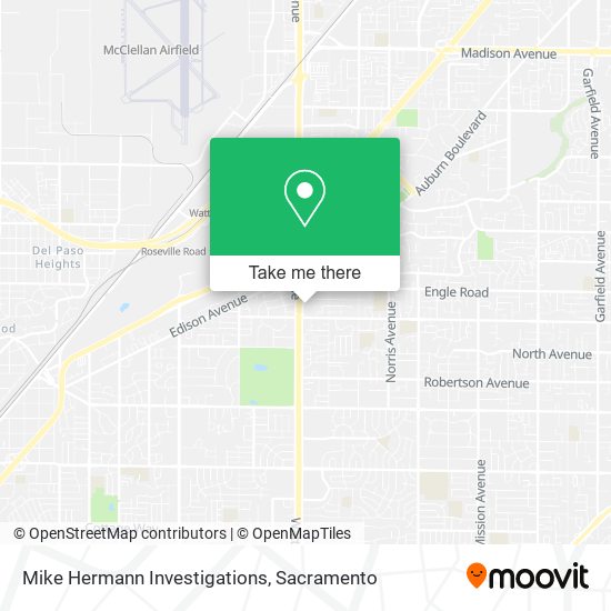 Mike Hermann Investigations map