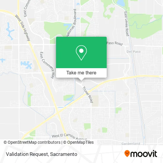 Mapa de Validation Request