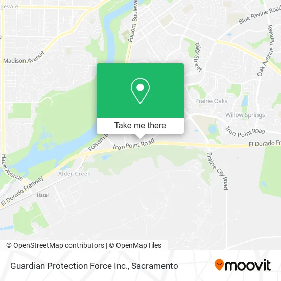 Guardian Protection Force Inc. map