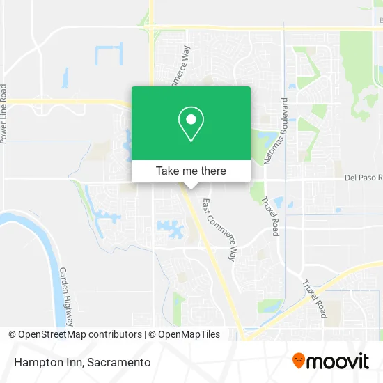 Mapa de Hampton Inn