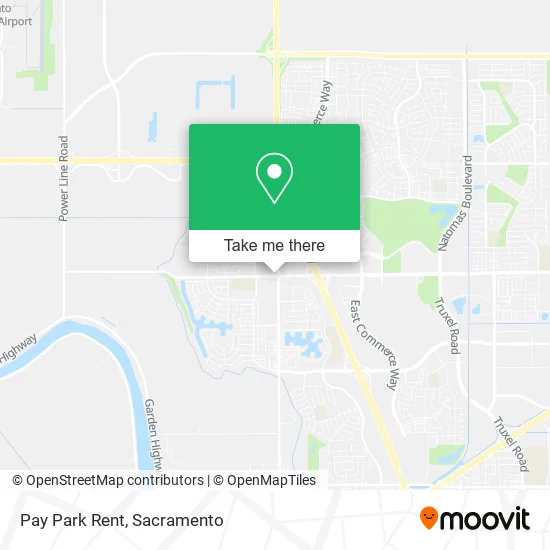 Pay Park Rent map