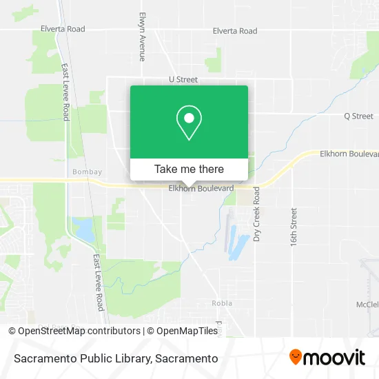 Sacramento Public Library map