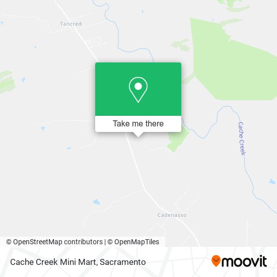 Mapa de Cache Creek Mini Mart