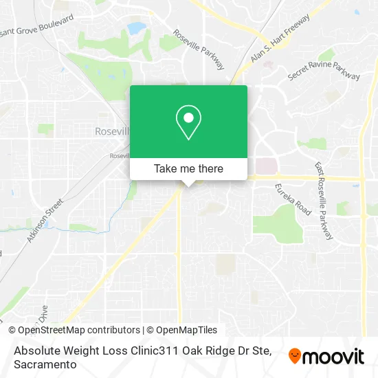 Absolute Weight Loss Clinic311 Oak Ridge Dr Ste map