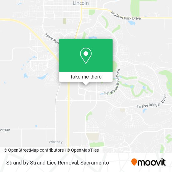 Strand by Strand Lice Removal map