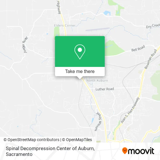Spinal Decompression Center of Auburn map