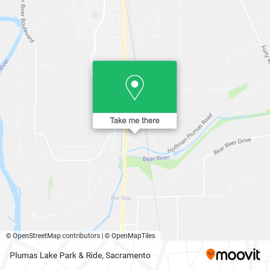 Mapa de Plumas Lake Park & Ride