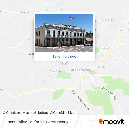 Grass Valley California map