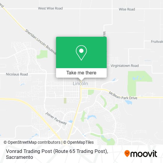 Mapa de Vonrad Trading Post (Route 65 Trading Post)