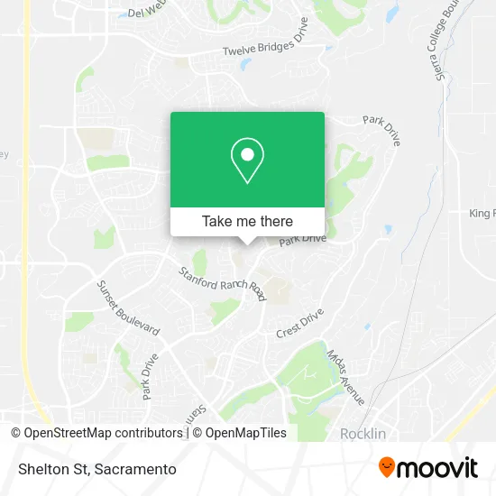 Mapa de Shelton St