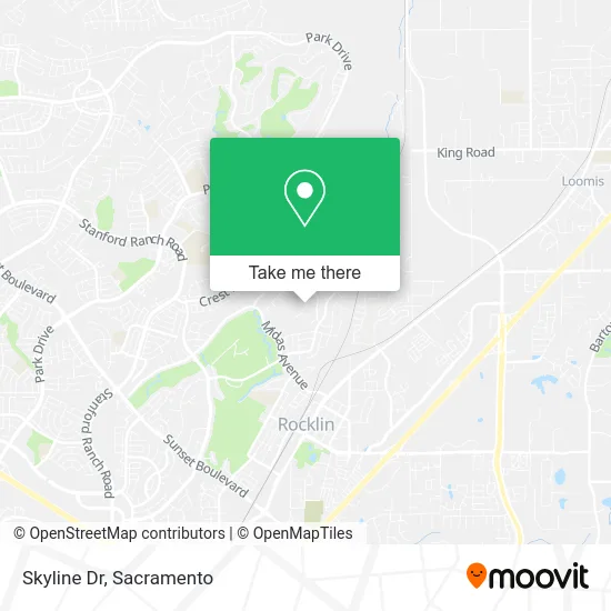 Mapa de Skyline Dr