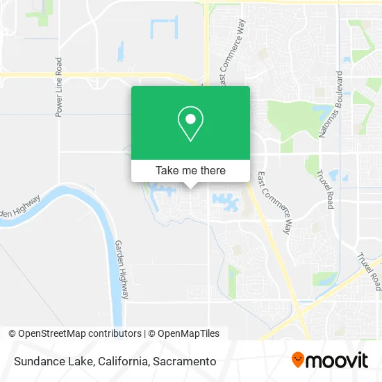 Mapa de Sundance Lake, California
