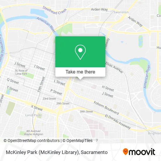 McKinley Park (McKinley Library) map