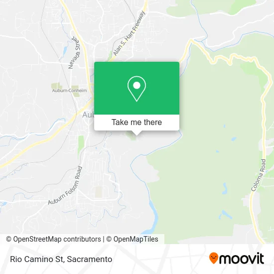 Rio Camino St map