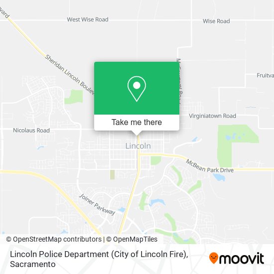 Mapa de Lincoln Police Department (City of Lincoln Fire)