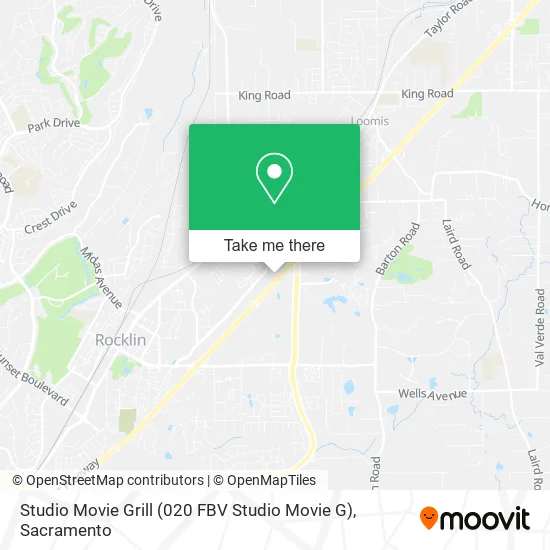 Studio Movie Grill (020 FBV Studio Movie G) map