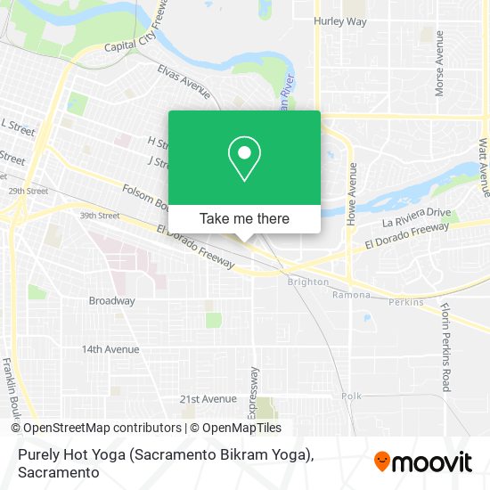 Purely Hot Yoga (Sacramento Bikram Yoga) map