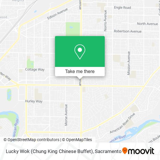 Lucky Wok (Chung King Chinese Buffet) map