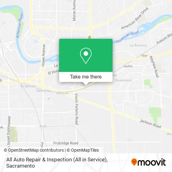All Auto Repair & Inspection (All in Service) map