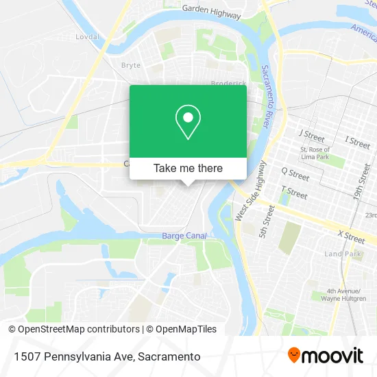 1507 Pennsylvania Ave map