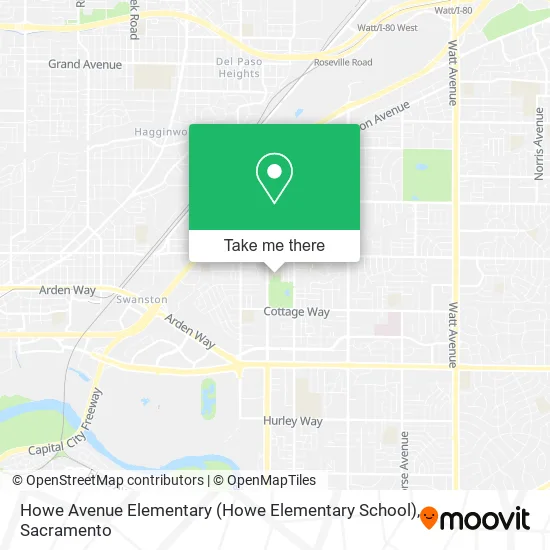 Howe Avenue Elementary (Howe Elementary School) map