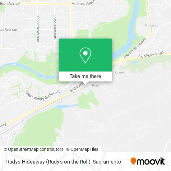 Rudys Hideaway (Rudy's on the Roll) map