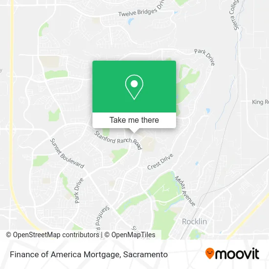 Mapa de Finance of America Mortgage