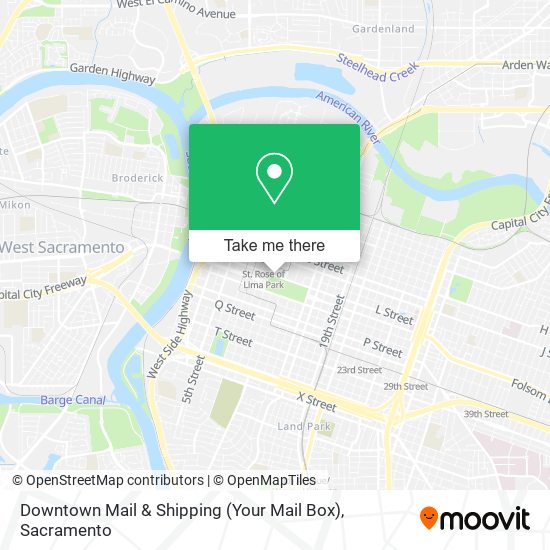 Mapa de Downtown Mail & Shipping (Your Mail Box)