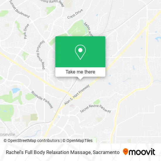Rachel's Full Body Relaxation Massage map