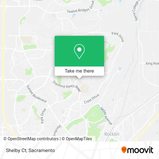 Mapa de Shelby Ct