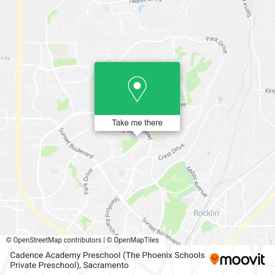 Mapa de Cadence Academy Preschool (The Phoenix Schools Private Preschool)