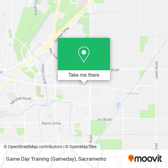 Game Day Training (Gameday) map