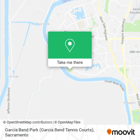 Mapa de Garcia Bend Park (Garcia Bend Tennis Courts)