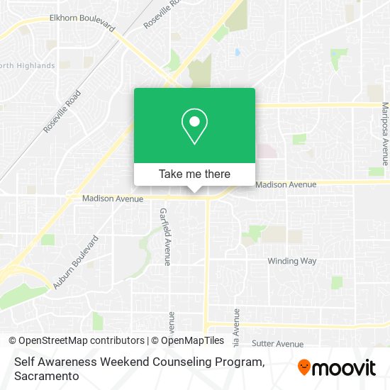 Mapa de Self Awareness Weekend Counseling Program