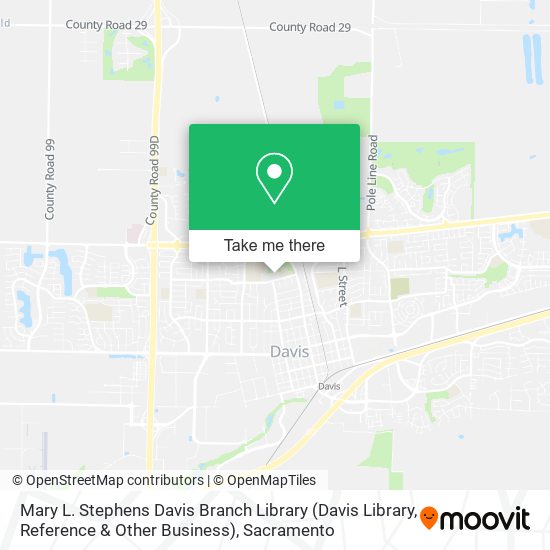 Mary L. Stephens Davis Branch Library (Davis Library, Reference & Other Business) map