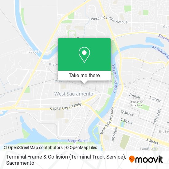 Mapa de Terminal Frame & Collision (Terminal Truck Service)