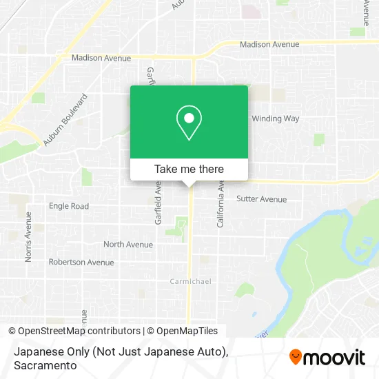 Japanese Only (Not Just Japanese Auto) map