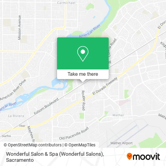 Wonderful Salon & Spa (Wonderful Salons) map