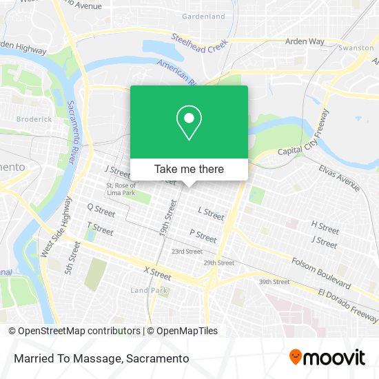 Married To Massage map