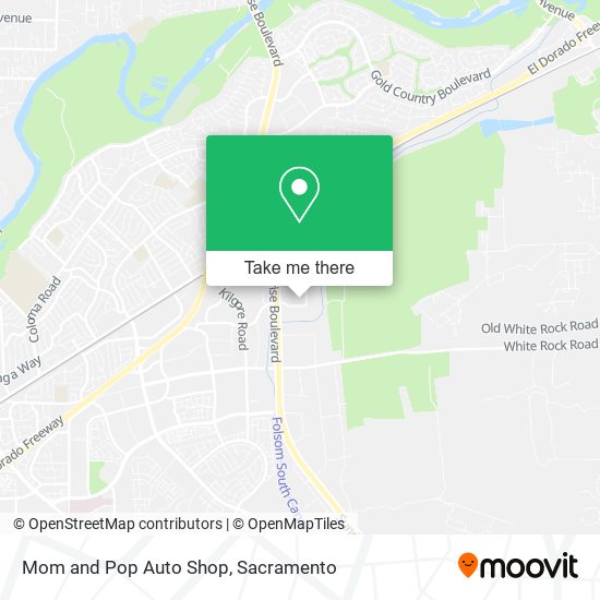 Mapa de Mom and Pop Auto Shop