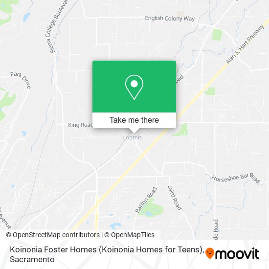 Koinonia Foster Homes (Koinonia Homes for Teens) map