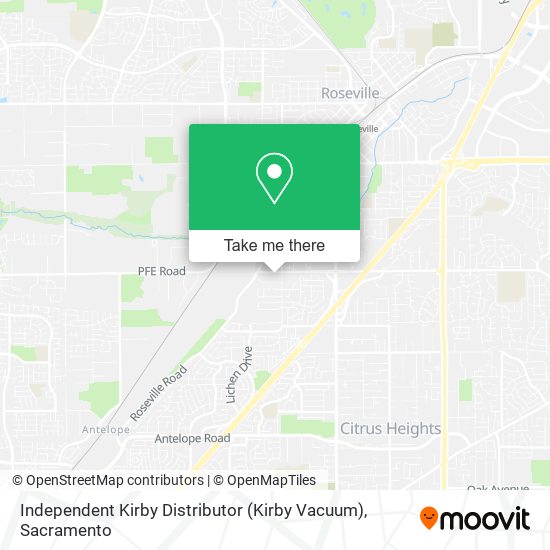 Independent Kirby Distributor (Kirby Vacuum) map