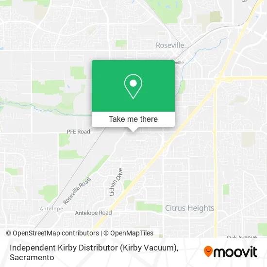 Mapa de Independent Kirby Distributor (Kirby Vacuum)