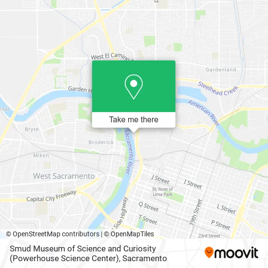 Smud Museum of Science and Curiosity (Powerhouse Science Center) map