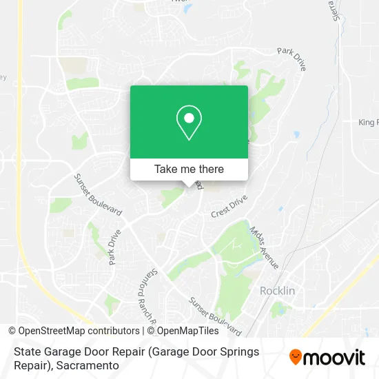 Mapa de State Garage Door Repair