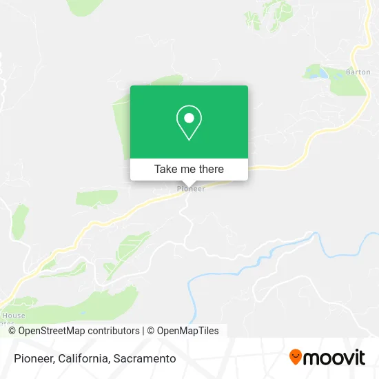 Mapa de Pioneer, California
