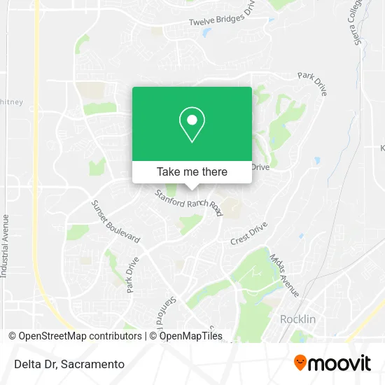 Delta Dr map