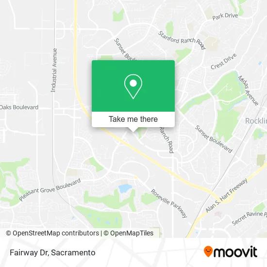 Mapa de Fairway Dr